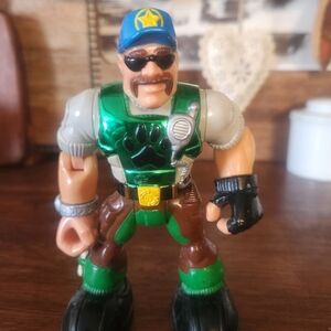 VTG 1999 Mattel Fisher-Price Rescue Heroes Bill Barker K9 Police Action Figure